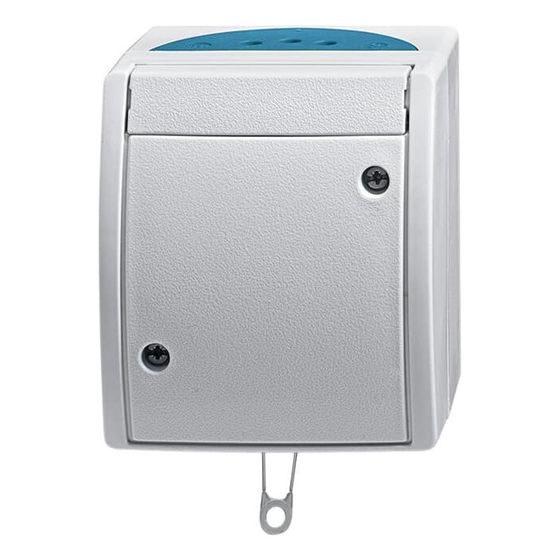 Busch Jäger APWG ocean AP Zugschalter 2610/6W-53 Wechsel grau/blaugrün IP 44