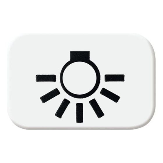 Busch Jäger Reflex SI Symbol Licht 2525LI-214 alpinweiss