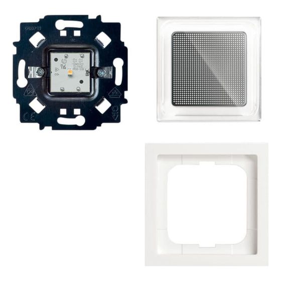 Busch Jäger Busch-iceLight Set 2069/11-84 Nachtlicht LED-UP-Einsatz 2067/14 U future linear Wandmodul 2068/11-84