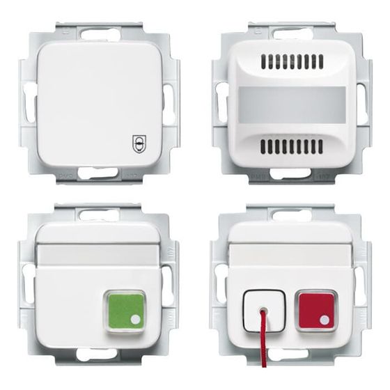 Busch Jäger Ruf-Set 1510 UC-214-101 für Behinderten-WC alpinweiß Reflex SI