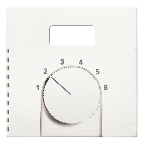 Busch Jäger carat Thermostat-Abdeckung 1794TA-84 davos/studioweiss