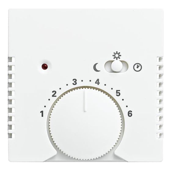 Busch Jäger balance SI Abdeckung für 1795-914 Thermostat alpinweiß mit Schiebeschalter für Nachtabsenkung