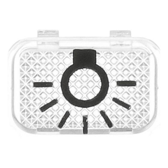 Busch Jäger Symbol Licht 2145LI glasklar für AP-Schalter 2601 und für AP-Taster 2621