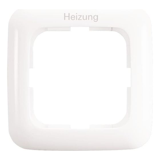 Busch Jäger Reflex SI Rahmen 2511JH-214 1fach Heizung-Notschalter alpinweiss