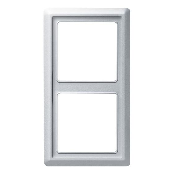 Busch Jäger UPWG Allwetter Rahmen 2102-33 2fach alusilber IP44