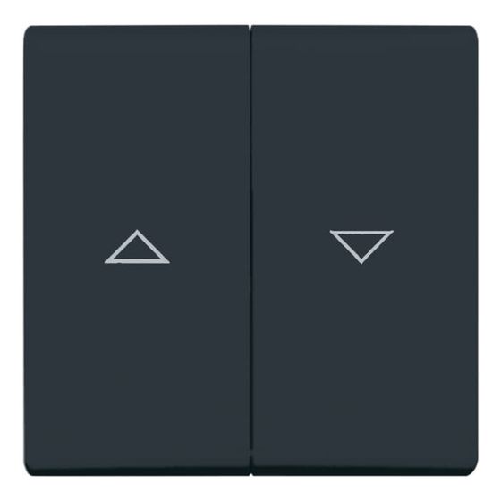 Busch Jäger UPWG Allwetter Wippe Jalousie 2126-35 anthrazit 2-fach mit Symbol Pfeile IP44