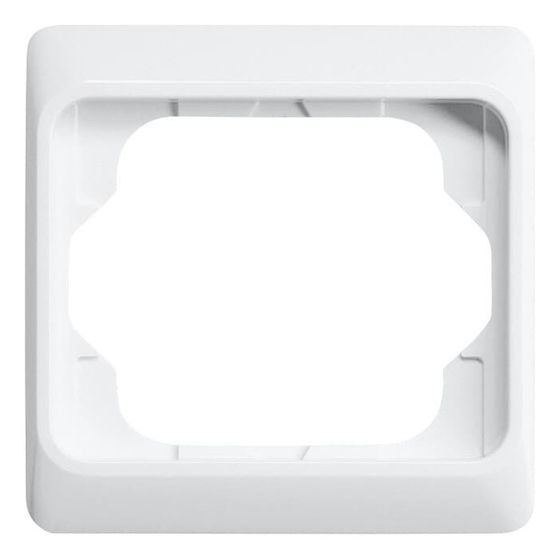 Busch Jäger alpha exclusive Rahmen 1721KA-24G 1fach alabaster/studioweiss hochglan