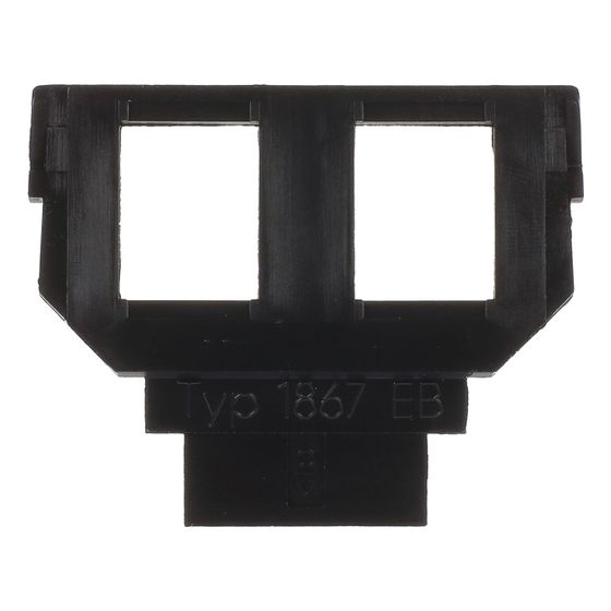 Busch Jäger Sockel für Daten-KS 1867EB 2x6- und 8polig Modular Jack anthrazit