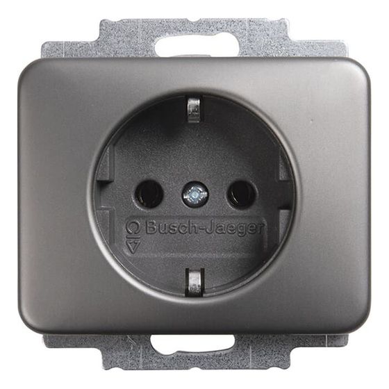Busch Jäger alpha nea Schuko Kombi 20EUC-20 platin