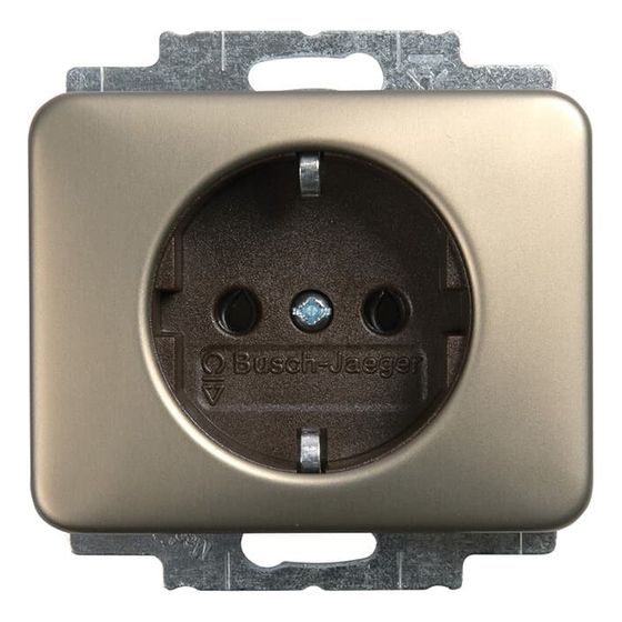 Busch Jäger alpha nea Schuko Kombi 20EUC-21 bronze