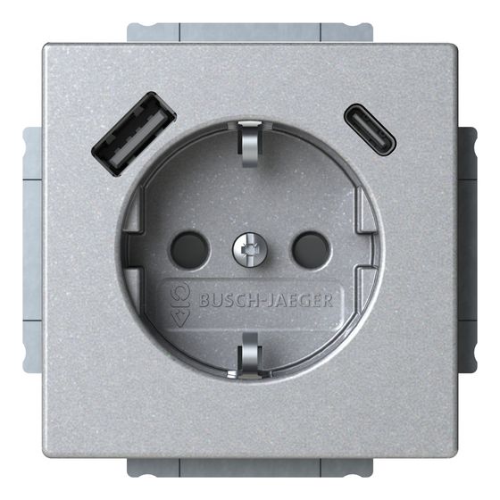 Busch Jäger SCHUKO USB-A+C 20 EUCB2USBAC-83 Steckdose