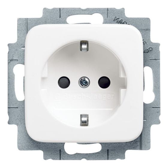 Busch Jäger Reflex SI Schuko Kombi 20EUCKS-214 alpinweiss