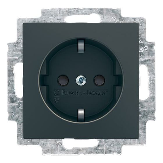 Busch Jäger SCHUKO Steckdose Bs 20 EUCB-15-914 schwarz Busch-balance