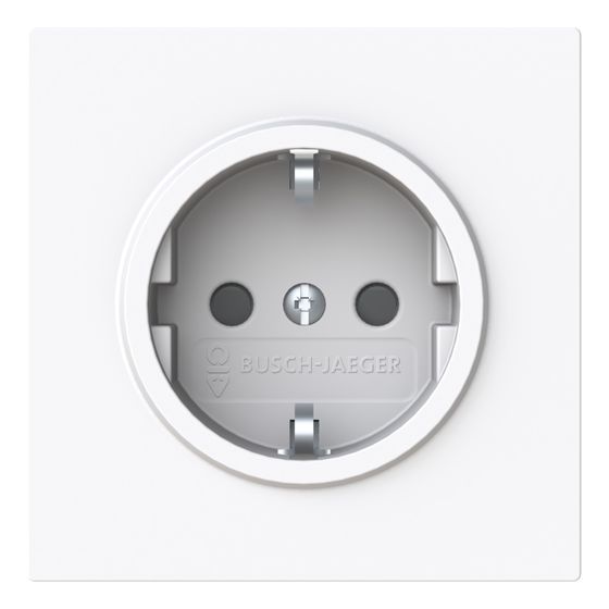 Busch Jäger SCHUKO Steckdose Safety+ 20 EUCB-44G Busch-art linear