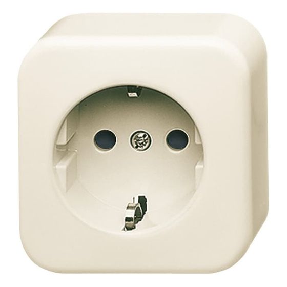 Busch Jäger SCHUKO Steckdose Duro 2000 AP 2300EAP-09-503 1fach 16 A weiß