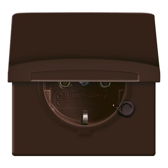 Busch Jäger Steckdose 20 EUGK-31-101 m.Klappdeckel Allwetter IP44 braun