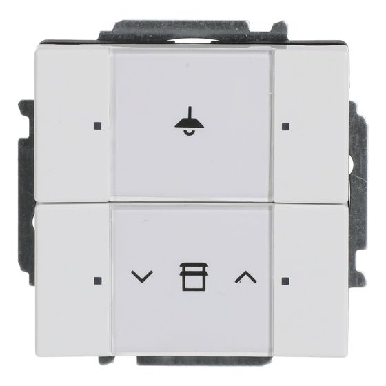 Busch Jäger Bedienelement 2f. m. BAU 6126/01-84 für Busch-Installationsbus KNX