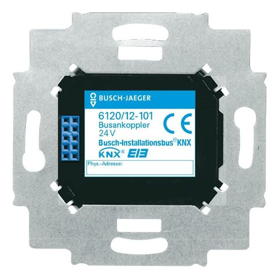 Busch Jäger EIB UP Busankoppler 6120/12-101 24 V KNX für Busch-priOn Grundträger 1fach 6346/10-10x