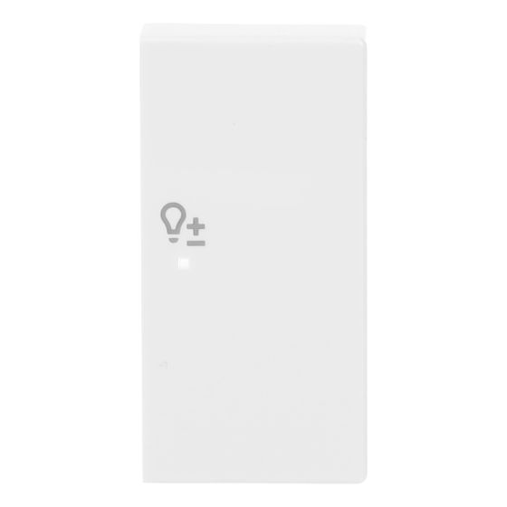 Busch Jäger Wippe 2fach Symbol Dimmer 6234-22-84 studioweiß
