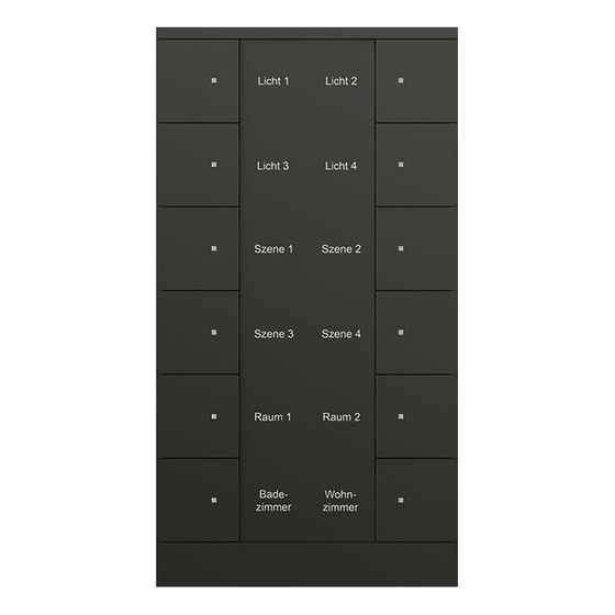 Busch Jäger 12f.Bedienelement SB/U12.0.11-885 schwarz matt