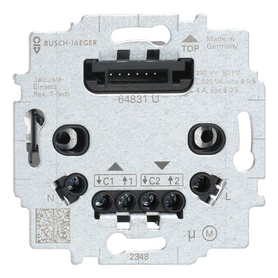 Busch Jäger Jalousie-Einsatz flex 64831 U 3-Leiter-Anschlusstechnik