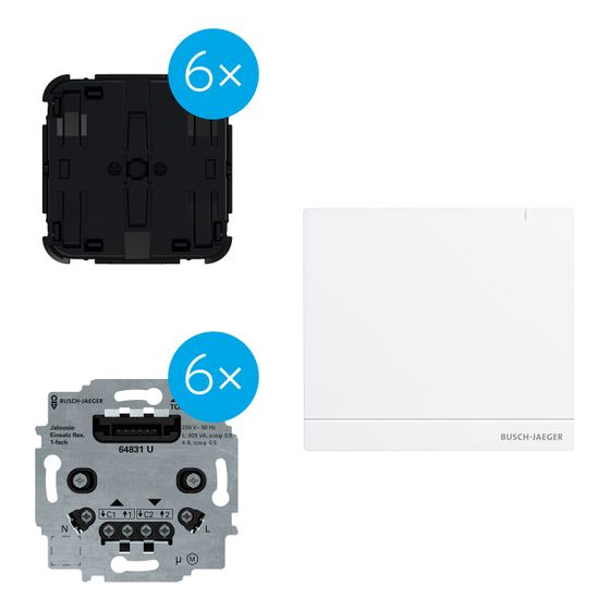 Busch Jäger Jalousie-Set flex BA-Set-S.13 wireless inkl. System Access Point für Busch-free@home
