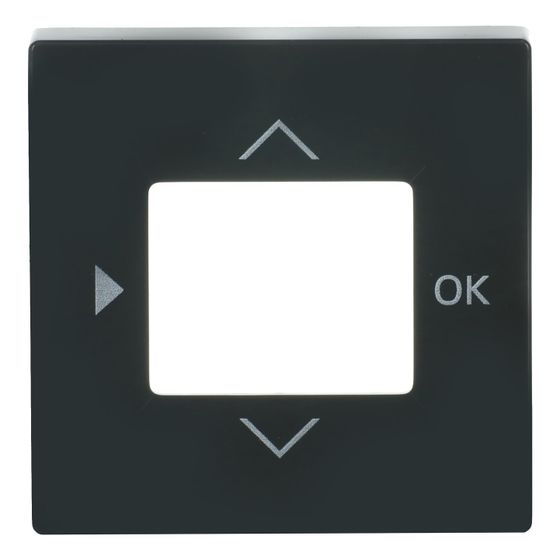 Busch Jäger carat Abdeckung für Timer 6435-81 für Komfort-Timer-Bedienelement 6455 Standard-Timer-Bedienelement 6456 anthrazit