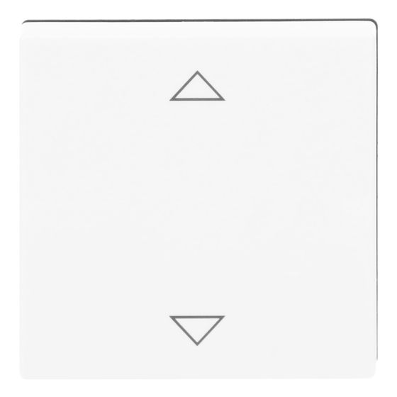Busch Jäger carat Abdeckung 6430-84-102 Jalousiecontrol II studioweiss