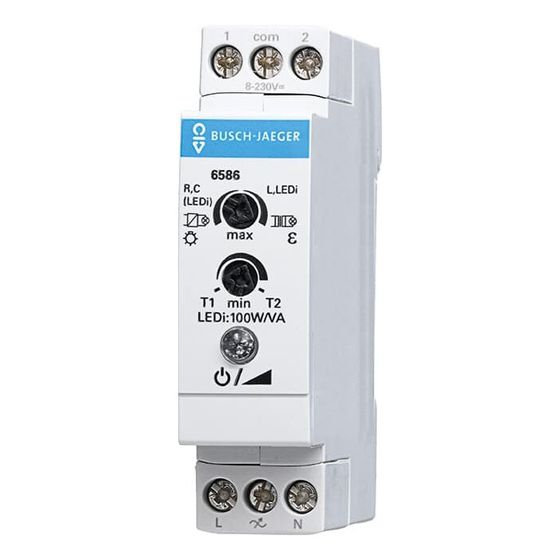Busch Jäger LED-Dimmer REG Basic 6586 Tastdimmer mit Vor-Ort-Bedienung