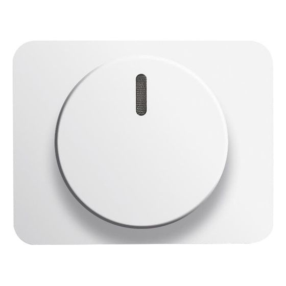 Busch Jäger alpha nea Dimmer-Abdeckung 6540-24G alabaster/studioweiss hochglanz