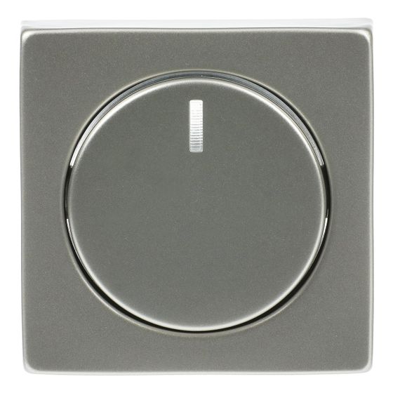 Busch Jäger pur edelstahl Dimmer 6540-866-102 Abdeckung Edelstahl erhöhte Bauform