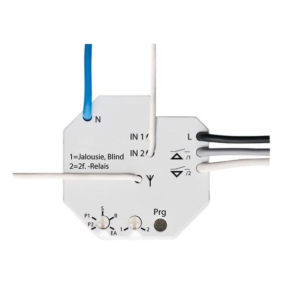 Busch Jäger Serien-Jalousieaktor 6705-101 WaveLINE mit Nebenstelle UP-Funkcontroller 230 V