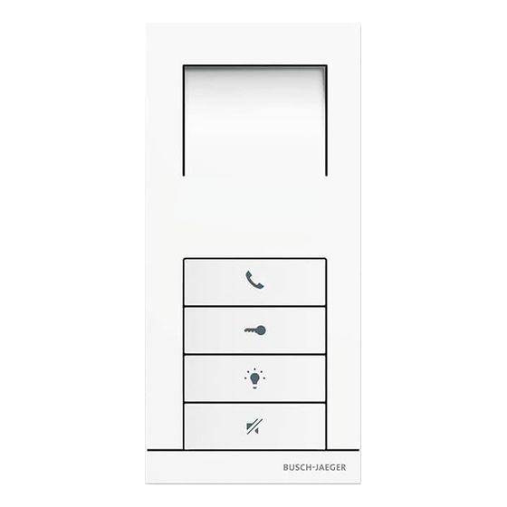 Busch Jäger Innenstation Audio 83210 AP-624 mit Freisprechfunktion und Schnellzugriffstasten