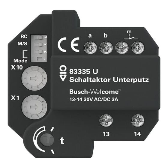 Busch Jäger Schaltaktor UP Busch-Welcome 83335 U 51x51x28mm