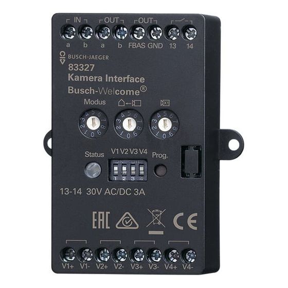Busch Jäger Kamera Interface 83327 Türkommunikation zur Einbindung von bis zu vier analogen Kameras