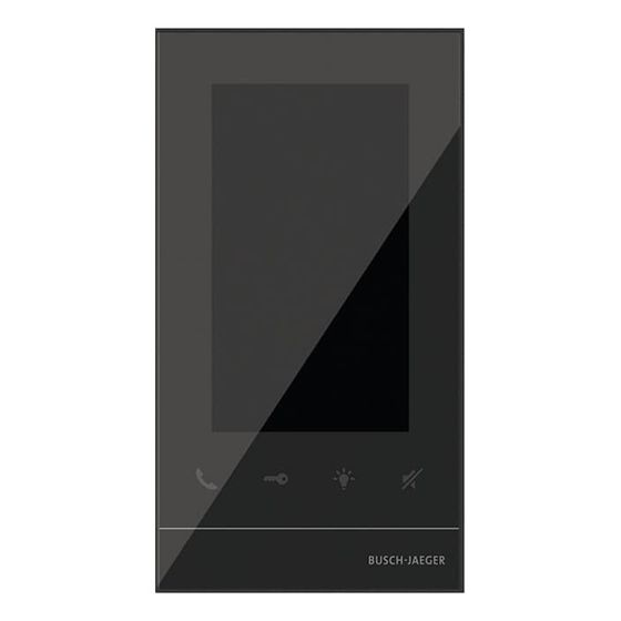 Busch Jäger Innenstation Video 83222 U-625 schwarz 180x99x21,5mm