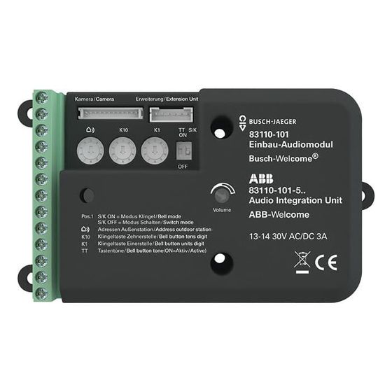 Busch Jäger 83110-101 Einbau-Audiomodul zur Integration in Briefkästen und Klingelanlagen