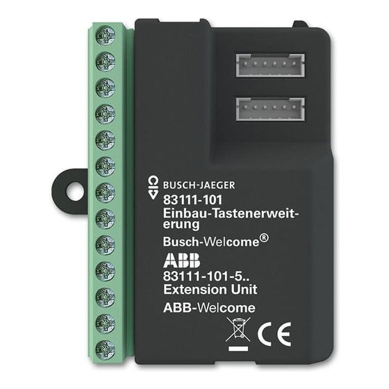 Busch Jäger 83111-101 Einbau-Tastenerweiterung schwarz