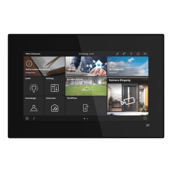Busch Jäger IP Touch Lite 7 H8249-1B-03 Innenstation 7 Zoll für Türkommunikation