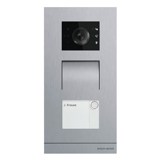 Busch Jäger Außenstation Video A21381P1-S-03 1-fach