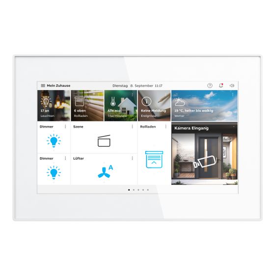 Busch Jäger Busch-OneTouch 7 M2249-2W-03 Zentrales 7 Zoll Bedienpanel für Busch-Welcome 2-Draht und IP
