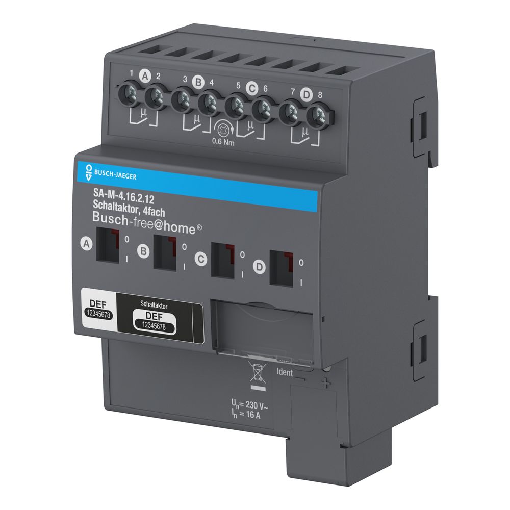 Busch Jäger Schaltaktor 4fach 16A SA-M-4.16.2.12... BJ-2CDG510025R0021 4053546111255 (Abb. 2)