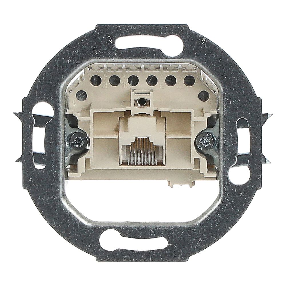 Busch Jäger UP Anschlussdose UAE 0213 8-polig RJ 11/12 RJ 45 ISDN-fähig Kat 3... BJ-2CKA000230A0227 4011395796504 (Abb. 1)