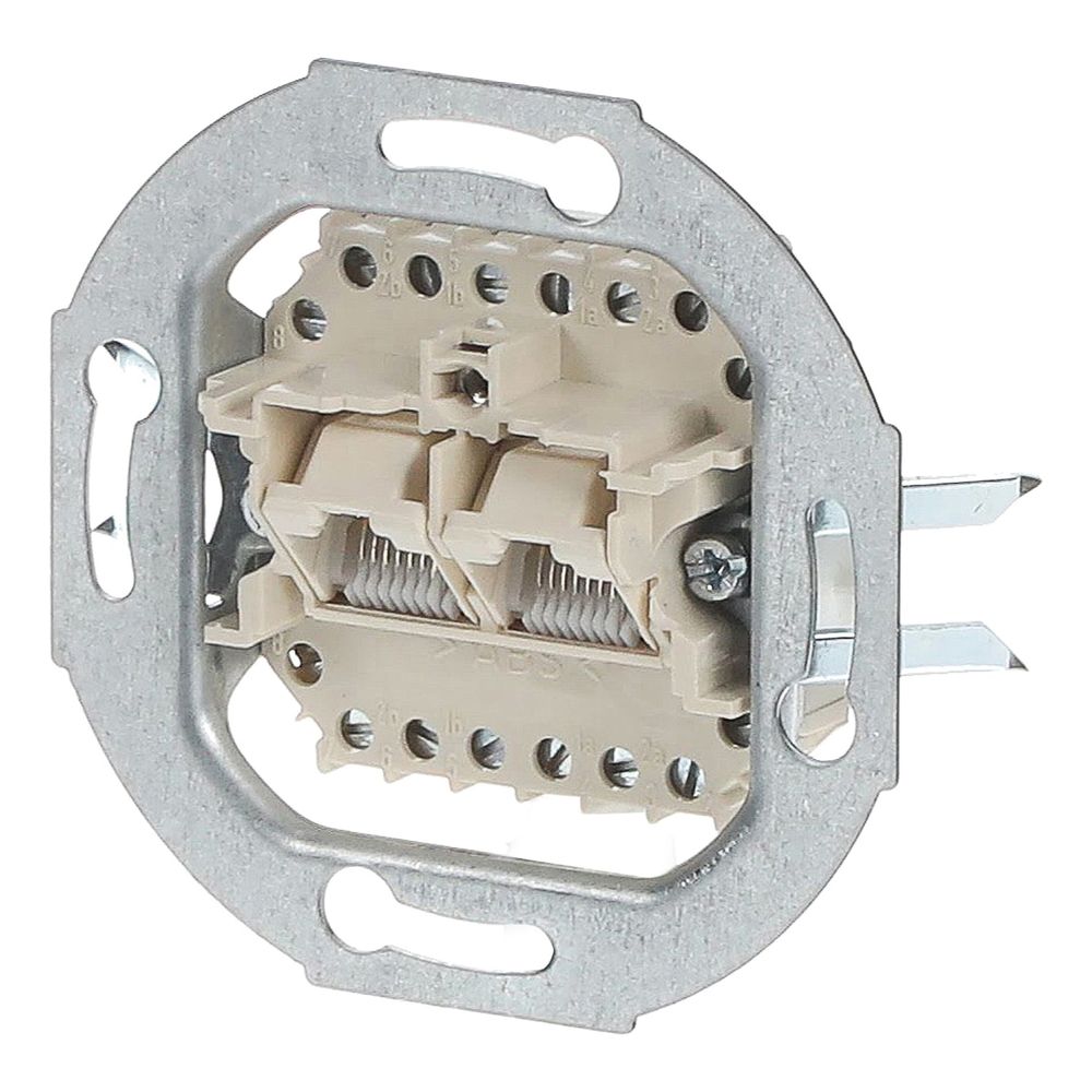 Busch Jäger UP Anschlussdose UAE 0215 8(8)polig RJ 11/12 RJ 45 ISDN-fähig Kat 3... BJ-2CKA000230A0243 4011395796306 (Abb. 2)