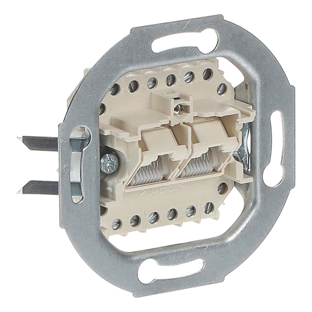 Busch Jäger UP Anschlussdose UAE 0215 8(8)polig RJ 11/12 RJ 45 ISDN-fähig Kat 3... BJ-2CKA000230A0243 4011395796306 (Abb. 3)