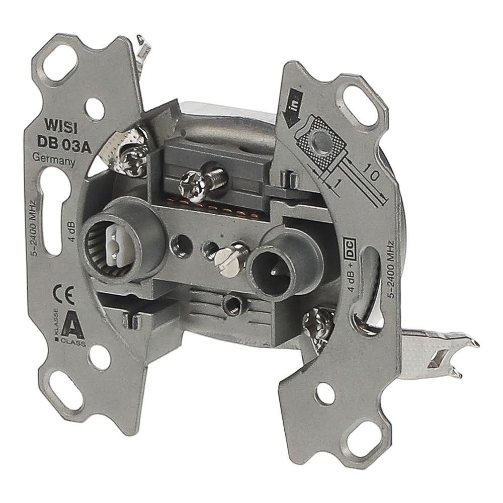 Busch Jäger UP Antennen-Stichdose 0230-101 2 Anschlüsse für analoge und digitale Üb... BJ-2CKA000230A0250 4011395809006 (Abb. 2)