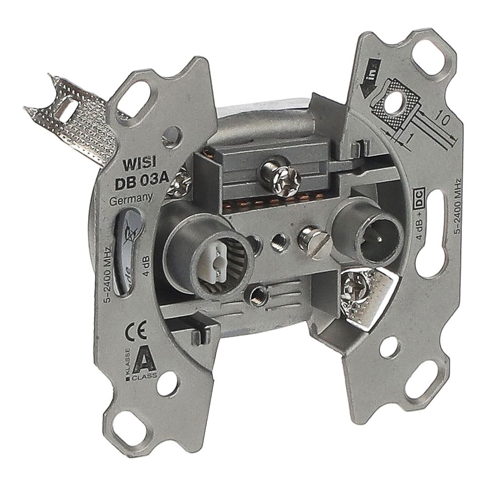 Busch Jäger UP Antennen-Stichdose 0230-101 2 Anschlüsse für analoge und digitale Üb... BJ-2CKA000230A0250 4011395809006 (Abb. 3)