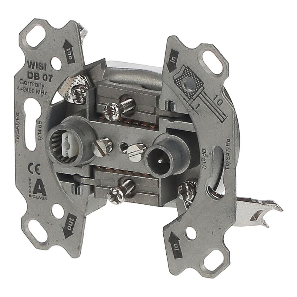 Busch Jäger UP Antennen-Durchgangsdose 0231-101 2 Anschlüsse DVB-T Breitbandkabel-A... BJ-2CKA000230A0268 4011395809105 (Abb. 2)