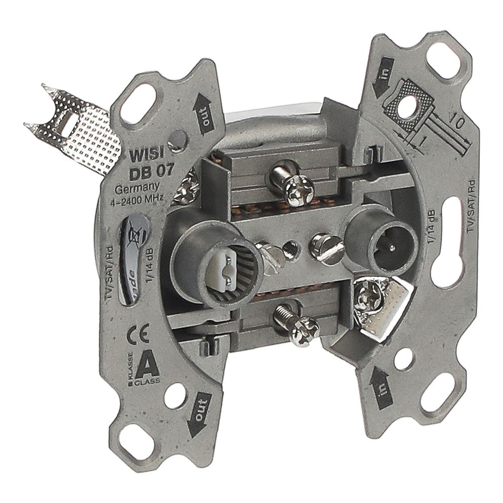 Busch Jäger UP Antennen-Durchgangsdose 0231-101 2 Anschlüsse DVB-T Breitbandkabel-A... BJ-2CKA000230A0268 4011395809105 (Abb. 3)