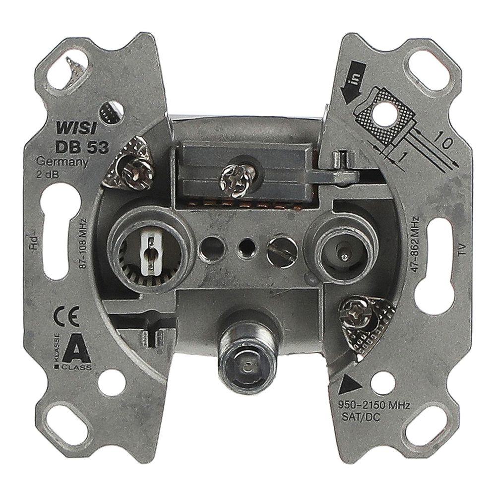 Busch Jäger UP Antennen-Stichdose 0232-101 3 Anschlüsse Radio TV SAT... BJ-2CKA000230A0384 4011395076323 (Abb. 1)
